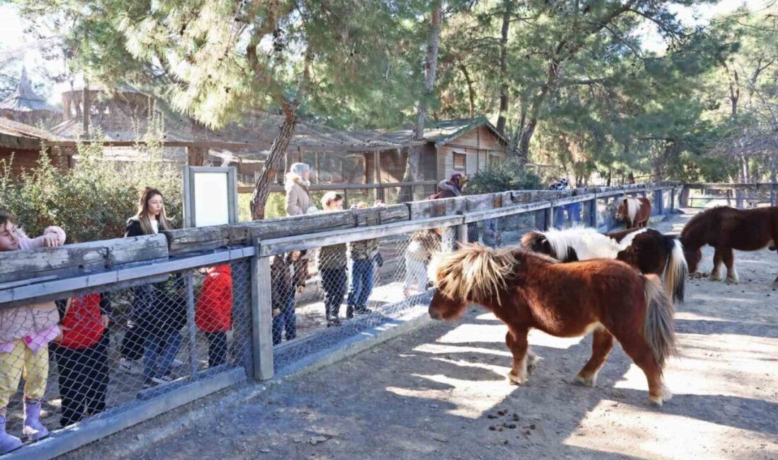 Antalya Büyükşehir Belediyesi Doğal Yaşam Parkı’nda yıl boyunca çocuklara hayvan