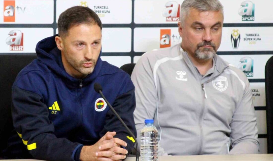 Fenerbahçe Teknik Direktörü Domenico Tedesco, Samsunspor ile oynayacakları Turkcell Süper