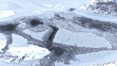 Hava sıcaklığının gece eksi 20 dereceye kadar düştüğü Muş’ta Karasu