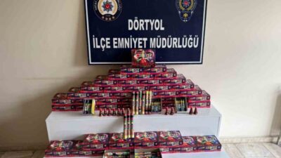 Hatay’ın Dörtyol ilçesinde Emniyet Müdürlüğü ekipleri, patlayıcı madde satışı yapan