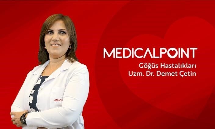 Medical Point Gaziantep Hastanesi Göğüs Hastalıkları Uzmanı Dr. Demet Çetin,