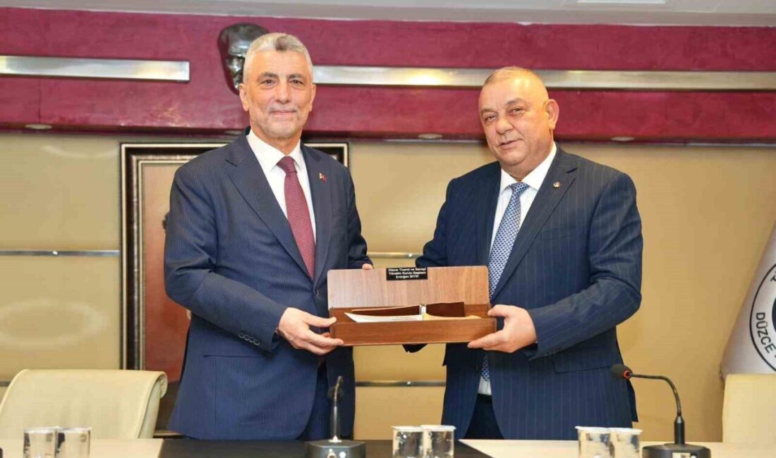 DÜZCE(İHA) – Düzce Ticaret ve Sanayi Odası (DTSO) Başkanı Erdoğan