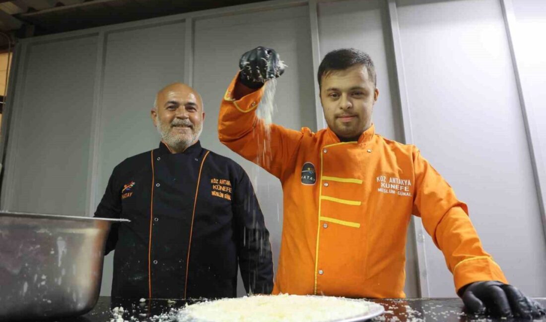 HATAY (İHA) – Hatay’da yaşayan down sendromlu Mehmet Doğru, 6