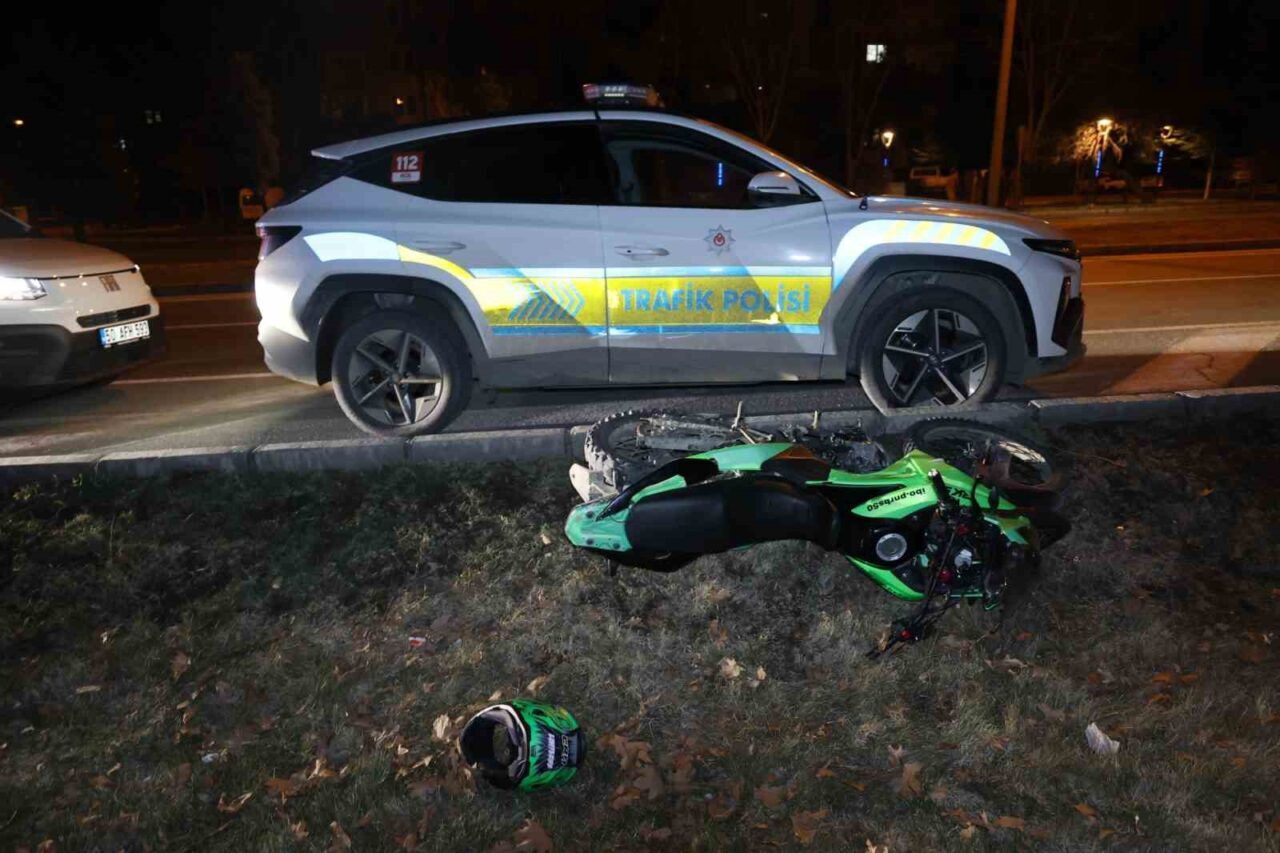 Nevşehir’de polisin ’dur’ ihtarına uymayan 15 yaşındaki motosiklet sürücüsü, önce