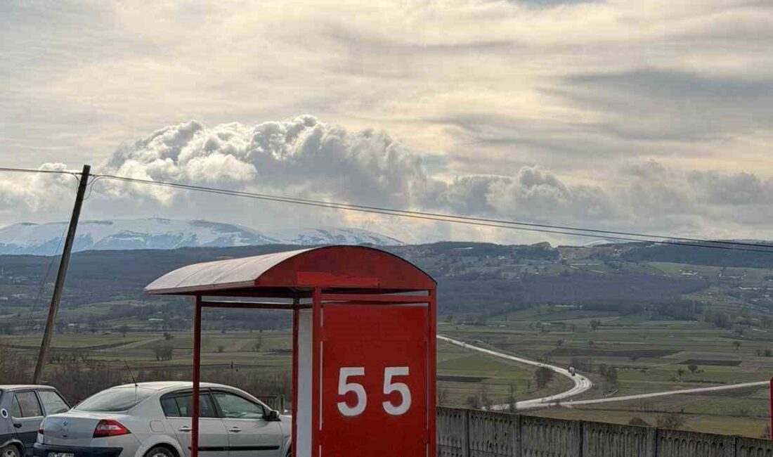 Samsun’un Ladik ilçesinde paslanan duraklar, bir ailenin gönüllü çalışmasıyla Samsunspor’un