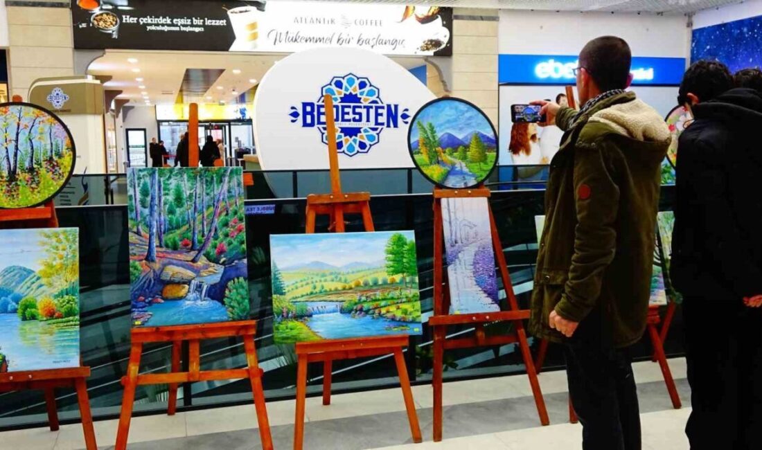 Tavşanlı TCDD Lojistik Müdürlüğü personeli olan ressam Mehmet Yıldız’ın “Sonbaharın