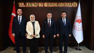 DÜZCE(İHA) – AK Parti heyeti Tarım ve Orman Bakanı İbrahim