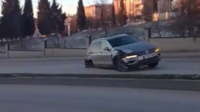 Edirne’de gizli buzlanma nedeniyle 4 aracın karıştığı zincirleme trafik kazasında