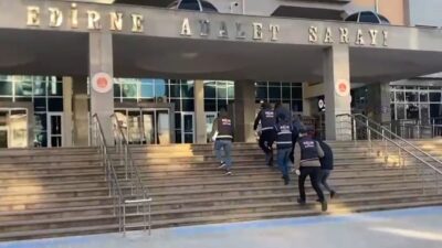 Edirne’de polis ekiplerinin tefecilere yönelik düzenlediği operasyonda gözaltına alınan 3