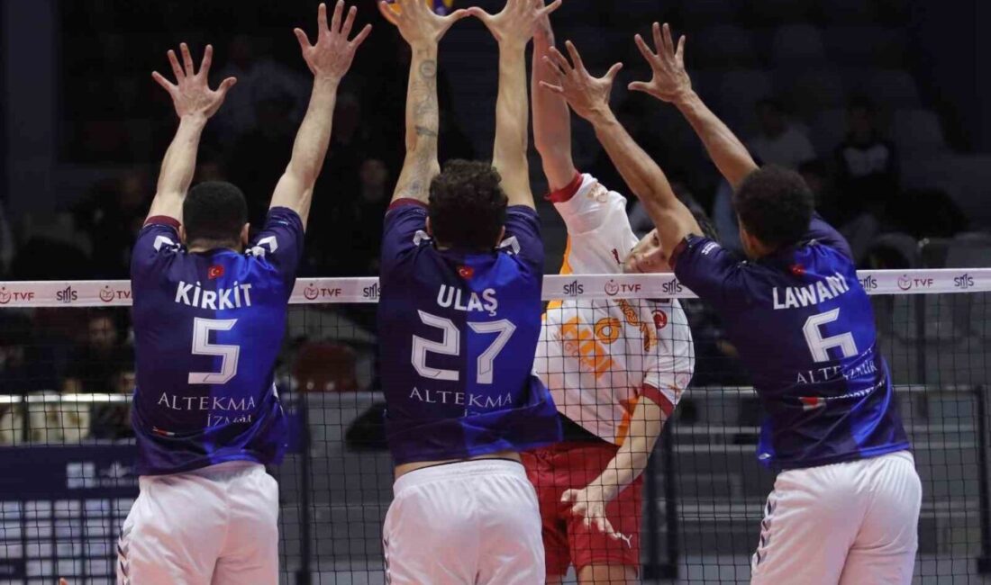 Efeler Ligi 14. hafta karşılaşmasında Altekma İzmir’de konuk ettiği Galatasaray