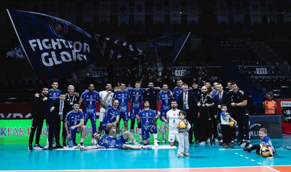 Efeler Ligi’nin 14. haftasında Halkbank Erkek Voleybol Takımı, Alanya Belediyespor’u