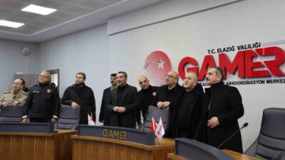Elazığ İl Protokolü, GAMER’i ziyaret ederek yılbaşı gecesi için alınan