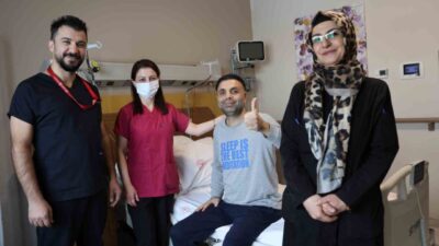 Elazığ’da 45 yaşındaki hasta, göğüs şikayetiyle bilinci kapalı halde geldiği