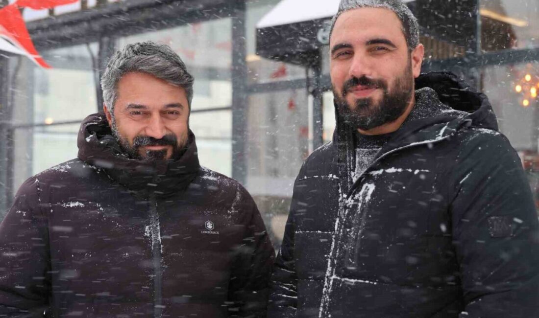 Elazığ’ın Ağın ilçesinde doğa çekimi yapan iki şahıstan biri köpeklerinin