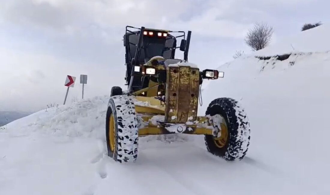 Elazığ’da dün gece başlayan ve etkisini sürdüren kar yağışı nedeniyle