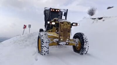 Elazığ’da dün gece başlayan ve etkisini sürdüren kar yağışı nedeniyle