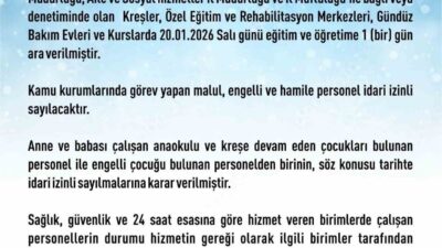 Elazığ’da dün başlayan ve bugün akşam saatlerine kadar etkisini sürdüren