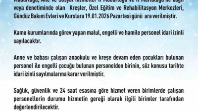 Elazığ’da etkisini sürdüren yoğun kar yağışı ve buzlanmadan dolayı, Elazığ