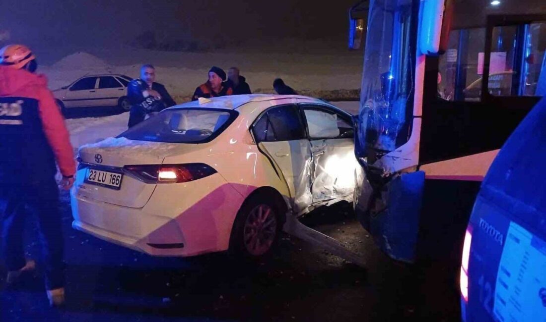 Elazığ’da meydana gelen trafik kazasında bir kişi yaralandı. Kaza, Şahinkaya