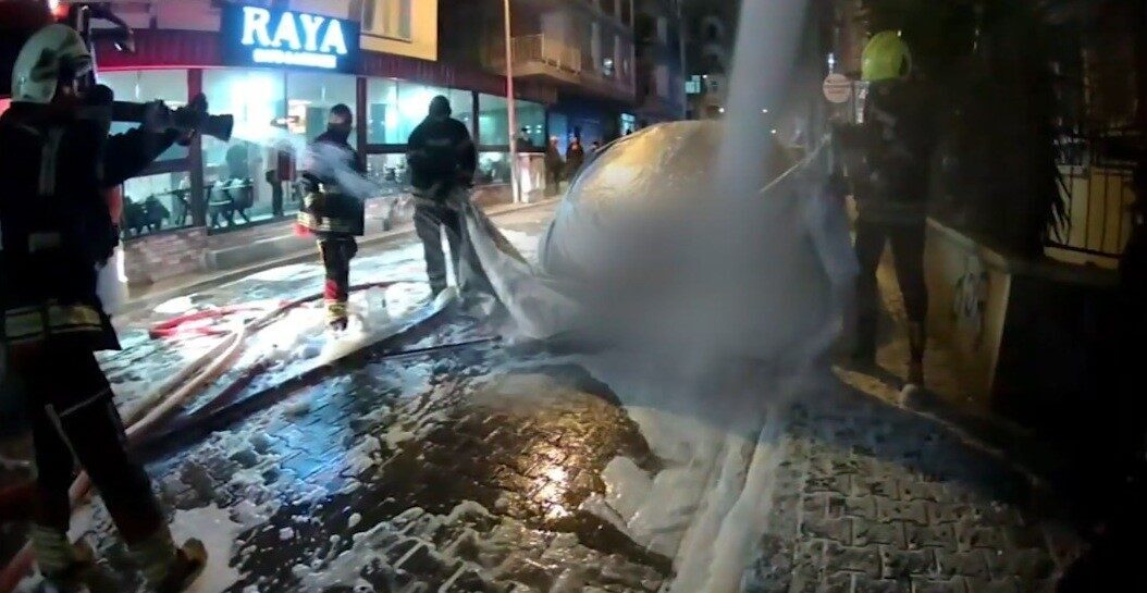 Mersin Büyükşehir Belediyesi İtfaiye Dairesi Başkanlığı ekipleri, Yenişehir ilçesinde meydana