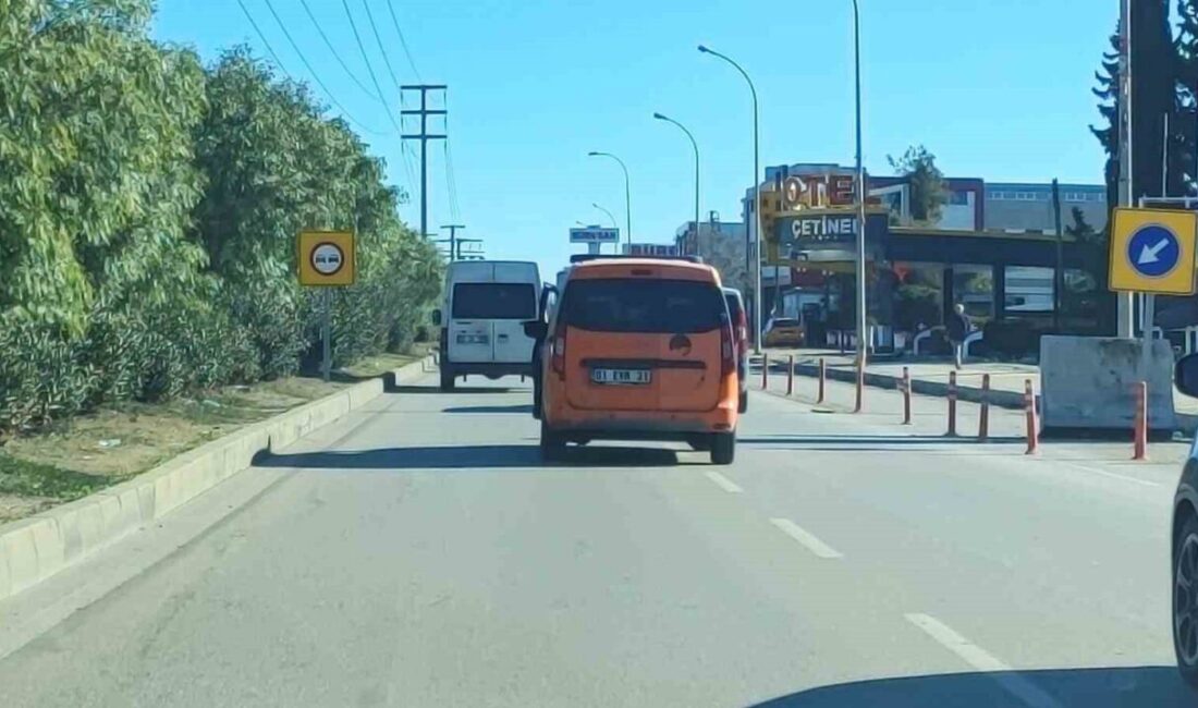 Adana’da Karayolları Genel Müdürlüğü’ne ait hafif ticari aracın sürücüsü, emniyet