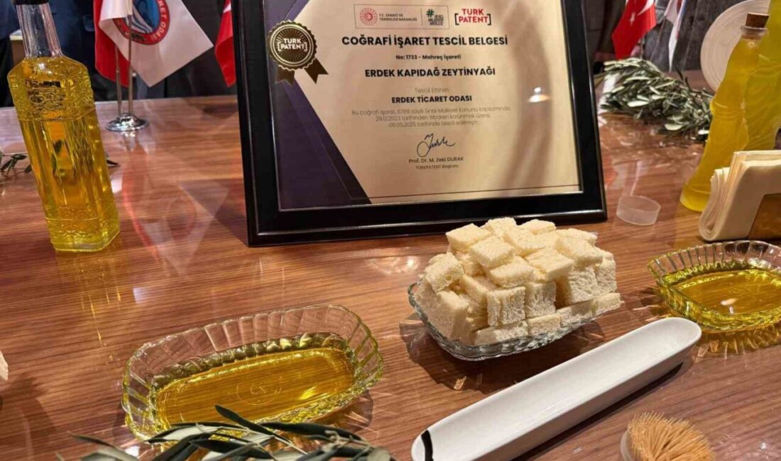 Balıkesir’in Erdek ilçesinde, Erdek Kapıdağ Zeytinyağı’nın coğrafi işaretiyle ilgili bilgilendirme