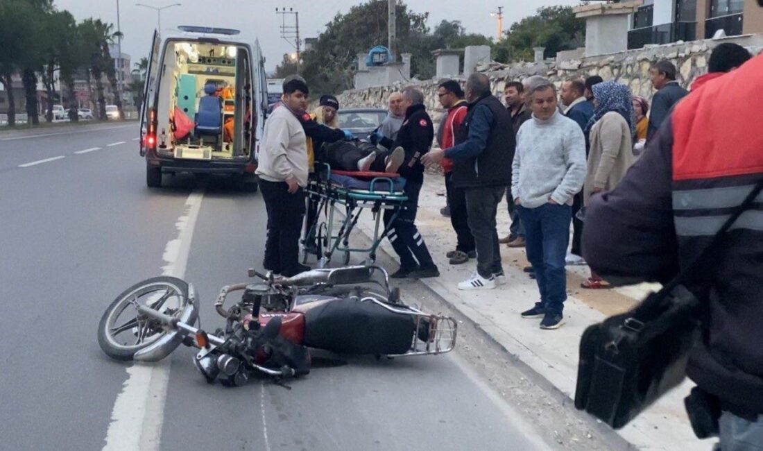 Mersin’in Erdemli ilçesinde motosiklet ile kamyonetin çarpıştığı kazada motosiklet sürücüsü