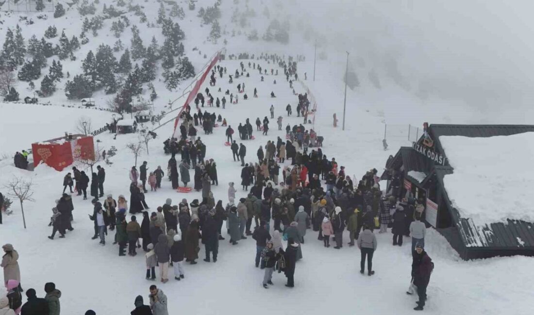 Türkiye’nin önemli kış turizm merkezlerinden olan Erzincan’daki Ergan Kayak Merkezi,