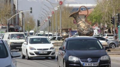 Erzincan’da Aralık itibariyle trafiğe kayıtlı araç sayısı 83 bin 609