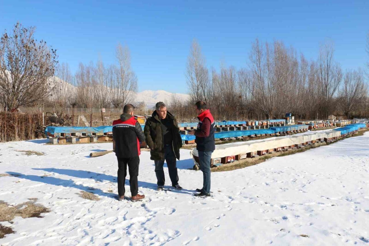 Erzincan’da 107 bin arılı kovanla yılda yaklaşık bin 500 ton