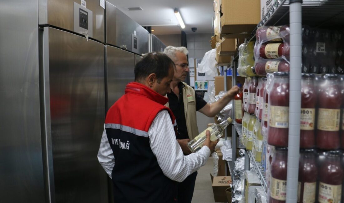 Erzincan’da 2025 yılı boyunca 2 bin 605 gıda işletmesinde 6
