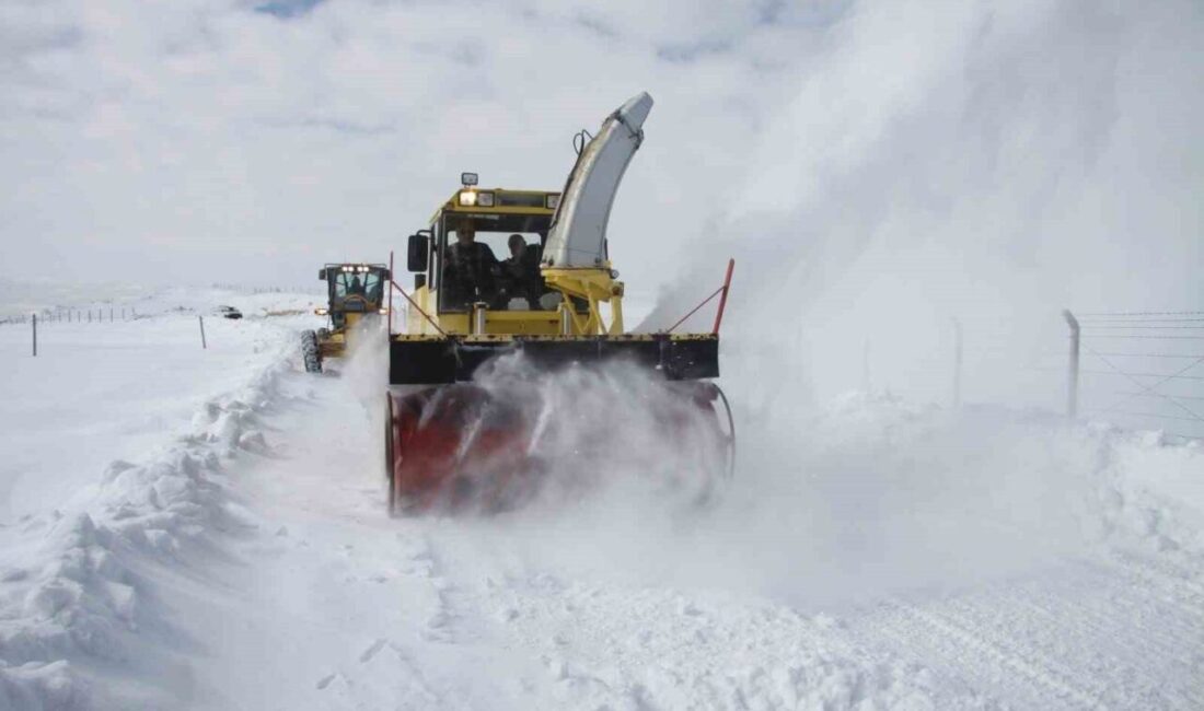 Erzincan’da 2 gündür etkili olan kar yağışı ve tipi nedeniyle