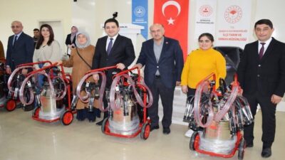 Erzurum’da elde edilen sütün daha sağlıklı şartlarda tüketiciye ulaşması için