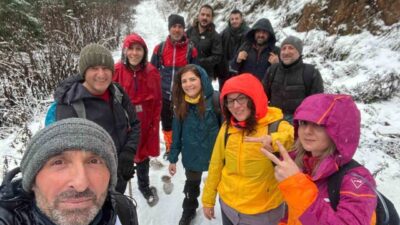 Eskişehir Doğa Aktiviteleri (ESDAG) üyeleri, Bozüyük Mezitler bölgesindeki zorlu orman