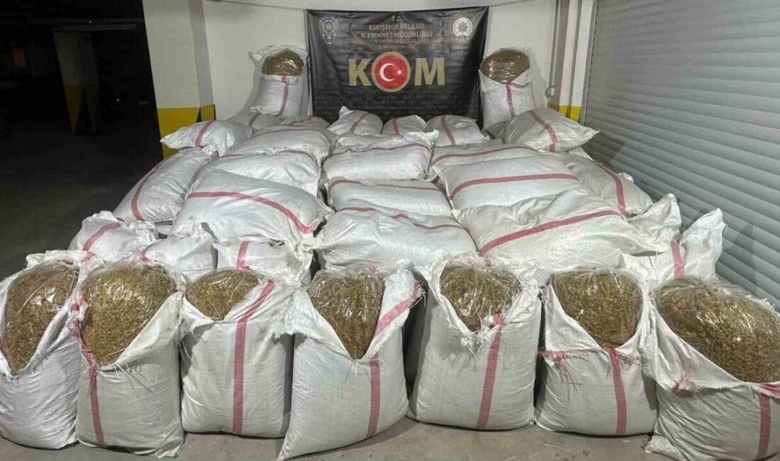 Eskişehir’de polis tarafından düzenlenen 2 ayrı operasyonda, 7 milyon 300