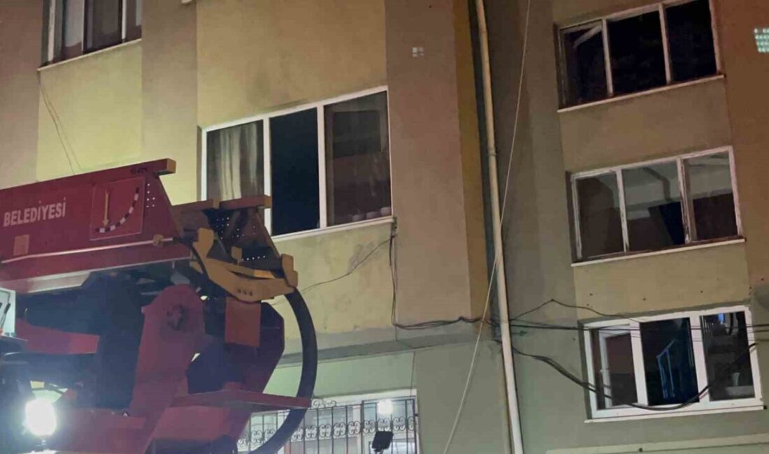 Eskişehir’de bir apartman dairesinde çıkan yangın itfaiye ekiplerince kısa sürede