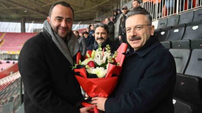 Mülkiye Başmüfettişliği görevine atanan Eskişehir Valisi Hüseyin Aksoy’a Eskişehirspor-Anadolu Üniversitesi