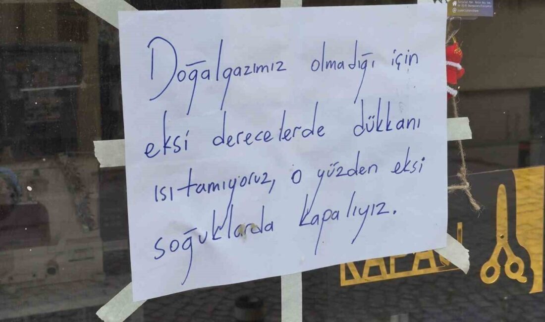 Eskişehir’de bir terzi esnafının doğalgazı olmadığı için soğuk günlerde ısıtamadığı
