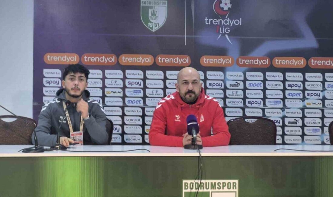 Sivasspor Teknik Sorumlusu Evren Otyakmaz, Bodrum Futbol Kulübü maçı sonrası,