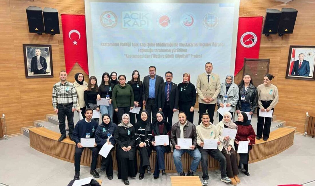 Kastamonu Valiliği koordinesinde, Kastamonu Üniversitesi ve Filistinli öğrencilerin yürütücülüğünde hayata