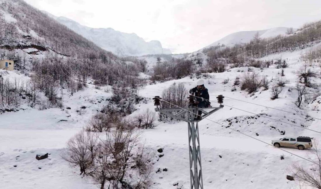 Tunceli’de etkili olan yoğun kar yağışı ve tipi nedeniyle enerji