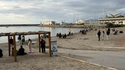 Aydın’ın Kuşadası ilçesinde iki gün önce etkili olan fırtına ve