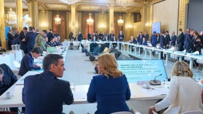 Fransa’nın başkenti Paris’te düzenlenen Ukrayna konulu Gönüllüler Koalisyonu Zirvesi, 27