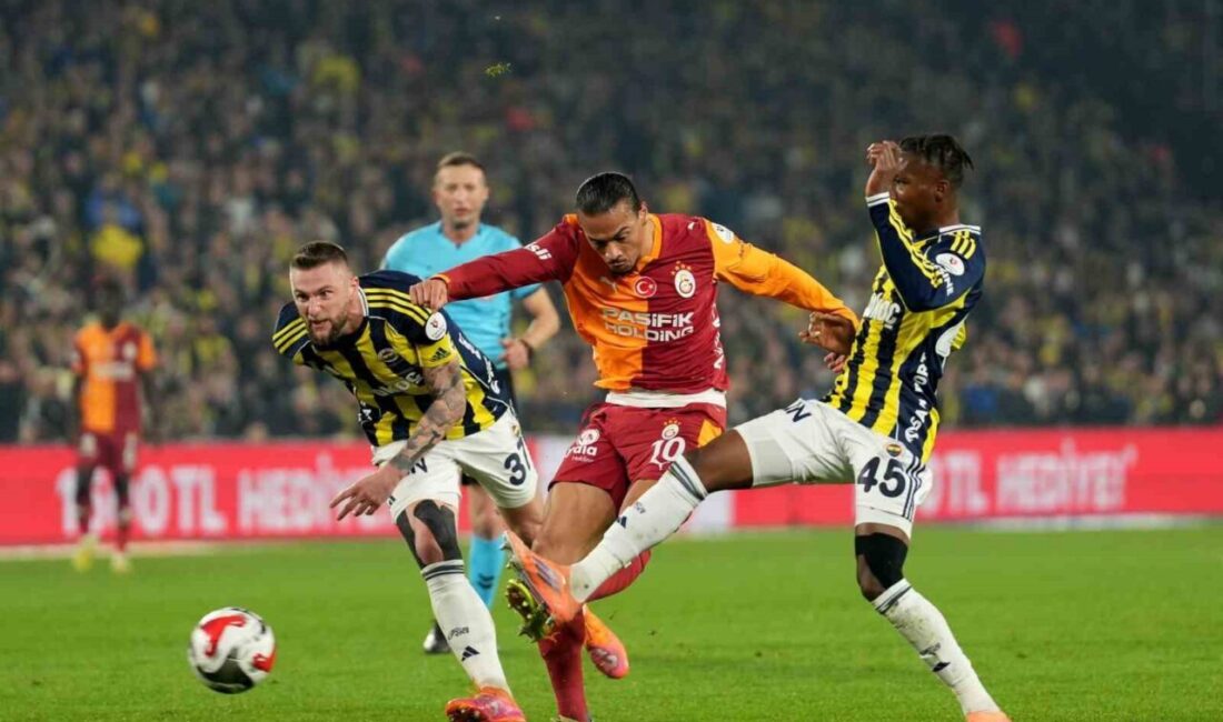 Galatasaray ile Fenerbahçe arasında oynanan son 10 derbide sarı-kırmızılılar 5,