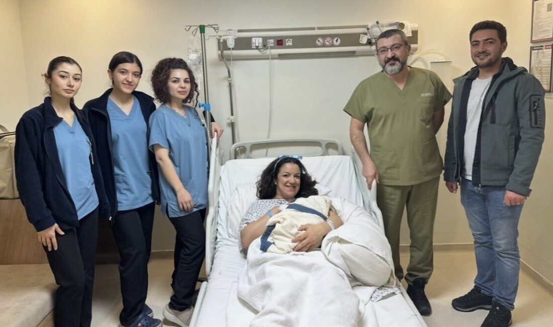 Gaziantep’te 2026 yılının ilk bebeği, Dila-Melih Ömer Berber çiftinin ilk