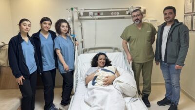 Gaziantep’te 2026 yılının ilk bebeği, Dila-Melih Ömer Berber çiftinin ilk