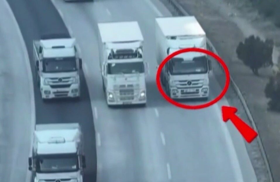 Gaziantep’te jandarma ekiplerince otoyolda yapılan denetimlerde çeşitli kuralları ihlal ettiği