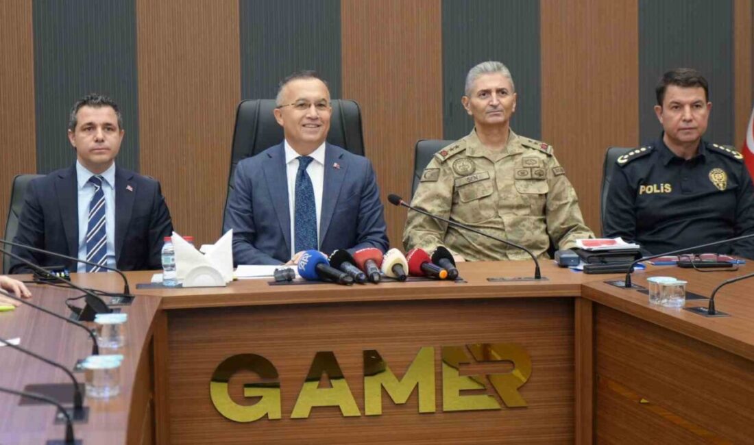 Gaziantep Valisi Kemal Çeber, kentte 2025 yılında meydana gelen asayiş