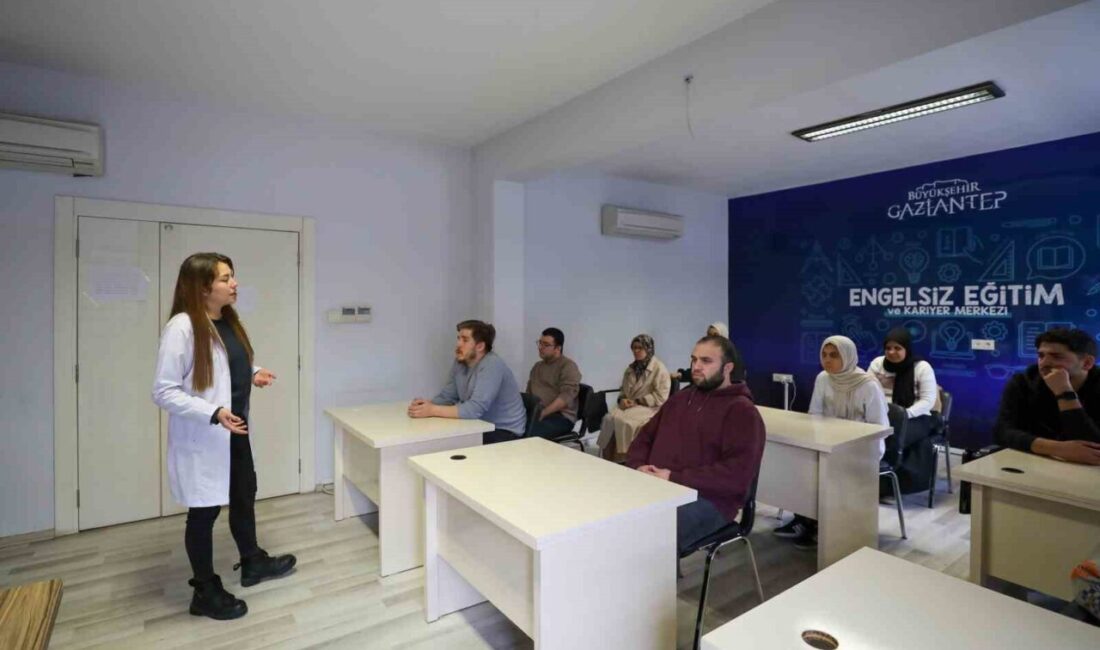 Gaziantep Büyükşehir Belediyesi bünyesinde engelli bireylere yönelik olarak yürütülen E-KPSS