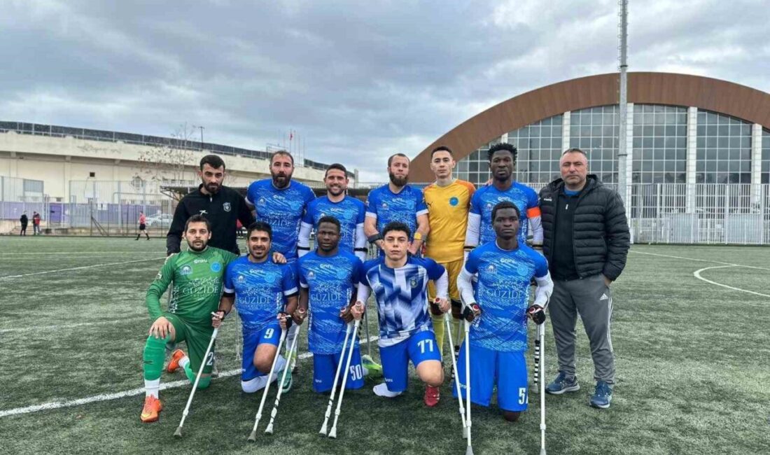 Ampute Futbol Süper Ligi’nde mücadele eden Gebze Belediyesi Ampute Futbol